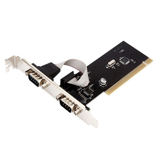 RS232 Serial Port TX382B 2 Port Pci to 9 Pin Com Riser Card Adapter with Tracking Number by buy2fix