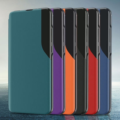 For Samsung Galaxy S22 5G Attraction Flip Holder Leather Phone Case(Black) - Galaxy S22 5G Cases by buy2fix | Online Shopping UK | buy2fix