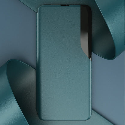 For Samsung Galaxy S22 Plus 5G Attraction Flip Holder Leather Phone Case(Green) - Galaxy S22+ 5G Cases by buy2fix | Online Shopping UK | buy2fix