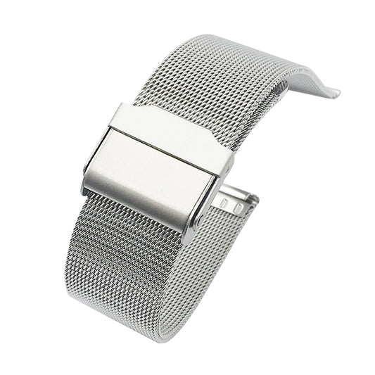For Huawei  Watch GT 3 46MM Stainless Steel Milan Double Buckle Watch Band(Silver) - Watch Bands by buy2fix | Online Shopping UK | buy2fix