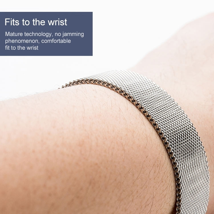 Milan Meta Watch Band For Apple Watch Series 9&8&7 41mm / SE 3&SE 2&6&SE&5&4 40mm / 3&2&1 38mm(Silver) by buy2fix
