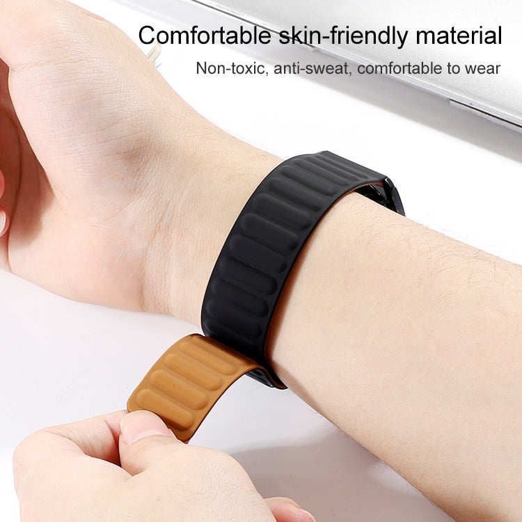 Silicone Magnetic Watch Band For Samsung Galaxy Watch 3 41MM R850(Indigo) - Watch Bands by buy2fix | Online Shopping UK | buy2fix