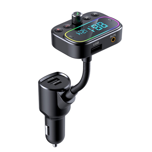 T67 Bluetooth 5.0 Car MP3 Music Player FM Modulator Transmitter Wireless AUX Adapter Hands-free - Bluetooth Car Kits by buy2fix | Online Shopping UK | buy2fix
