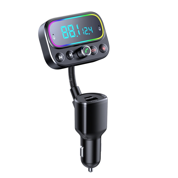 T67 Bluetooth 5.0 Car MP3 Music Player FM Modulator Transmitter Wireless AUX Adapter Hands-free - Bluetooth Car Kits by buy2fix | Online Shopping UK | buy2fix