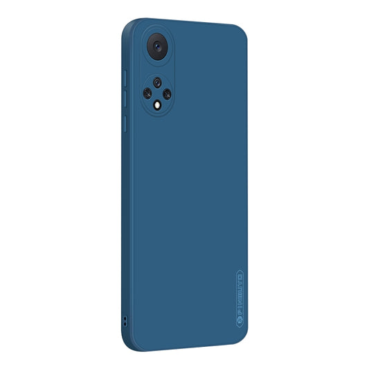 For Huawei nova 9 Pro PINWUYO Liquid Silicone TPU Phone Case(Blue) - Huawei Cases by PINWUYO | Online Shopping UK | buy2fix