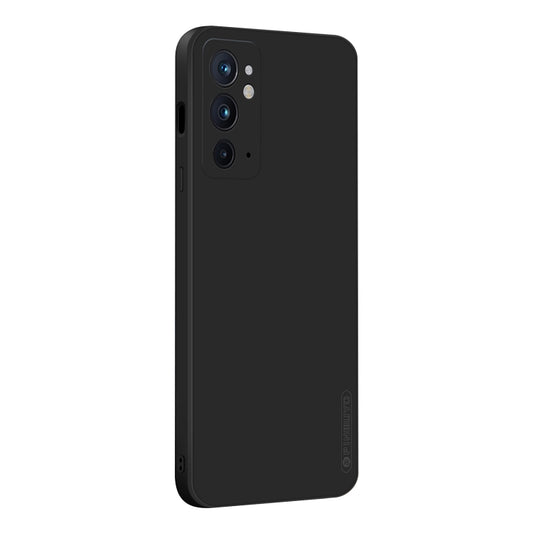 For OnePlus 9RT 5G PINWUYO Liquid Silicone TPU Phone Case(Black) - OnePlus Cases by PINWUYO | Online Shopping UK | buy2fix