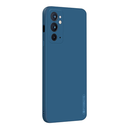 For OnePlus 9RT 5G PINWUYO Liquid Silicone TPU Phone Case(Blue) - OnePlus Cases by PINWUYO | Online Shopping UK | buy2fix