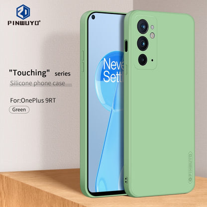 For OnePlus 9RT 5G PINWUYO Liquid Silicone TPU Phone Case(Green) - OnePlus Cases by PINWUYO | Online Shopping UK | buy2fix
