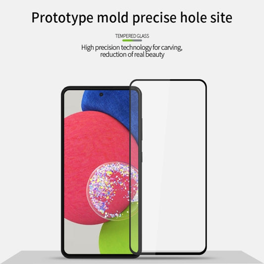 For Samsung Galaxy A53 PINWUYO 9H 2.5D Full Screen Tempered Glass Film(Black) - Galaxy Tempered Glass by PINWUYO | Online Shopping UK | buy2fix