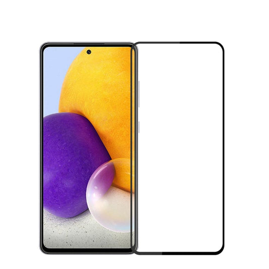 For Samsung Galaxy A73 PINWUYO 9H 2.5D Full Screen Tempered Glass Film(Black) - Galaxy Tempered Glass by PINWUYO | Online Shopping UK | buy2fix