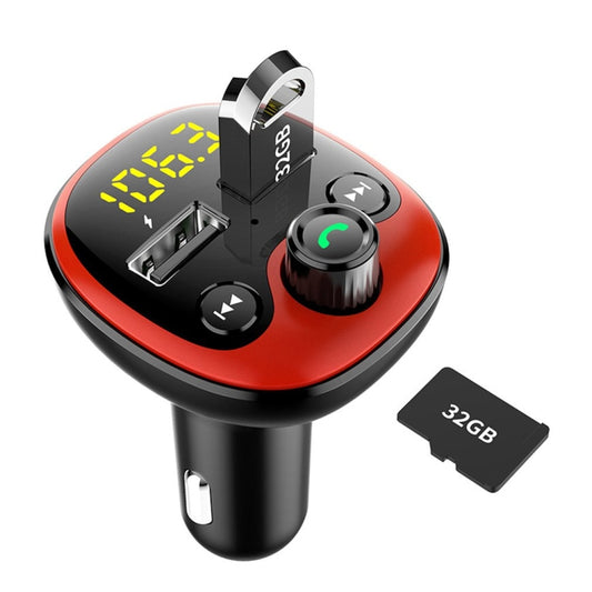 BT21 Car Bluetooth FM Transmitter MP3 Player Wireless FM Transmitter Quick Charger - Bluetooth Car Kits by buy2fix | Online Shopping UK | buy2fix