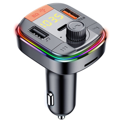 T832 Car Bluetooth FM Transmitter Colorful Light MP3 Player Powerful Quick Charger QC3.0 - Bluetooth Car Kits by buy2fix | Online Shopping UK | buy2fix