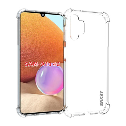 For Samsung Galaxy A13 4G ENKAY Transparent TPU Shockproof Case by ENKAY