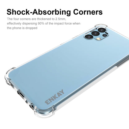 For Samsung Galaxy A13 4G ENKAY Transparent TPU Shockproof Case by ENKAY
