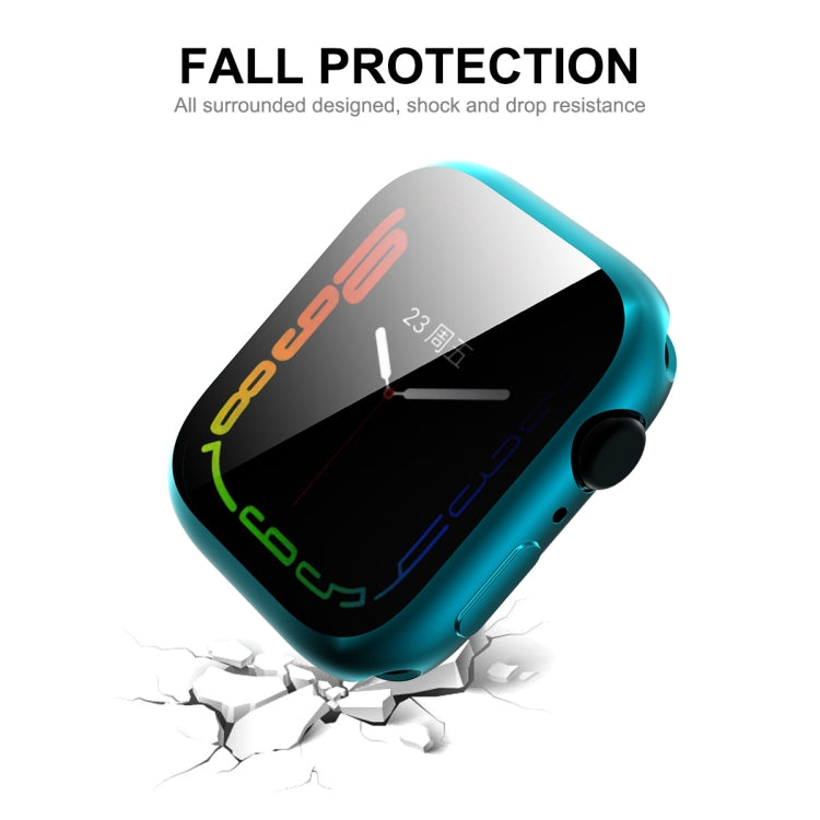 For Apple Watch Series 8 / 7 41mm ENKAY Hat-Prince Electroplated TPU Case(Red) - Watch Cases by ENKAY | Online Shopping UK | buy2fix