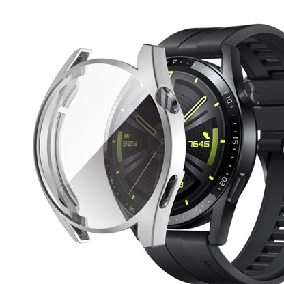 For Huawei Watch GT 3 42mm Fully Surrounded TPU Case with Protective Film(Silver) by buy2fix
