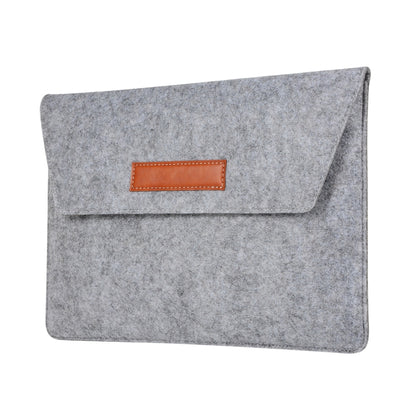Felt Liner Bag Computer Bag Notebook Protective Cover For 13 inch(Grey) by buy2fix
