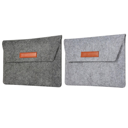 Felt Liner Bag Computer Bag Notebook Protective Cover For 13 inch(Grey) by buy2fix