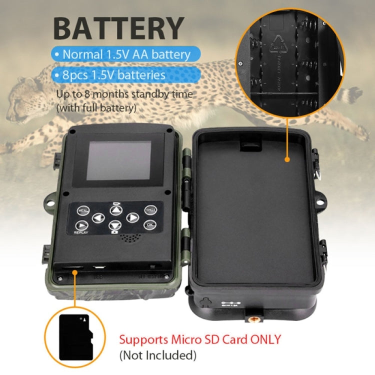 HC-808A HD Field Camera Infrared Outdoor Orchard Forest Fish Pond Surveillance Anti-theft Camera by buy2fix