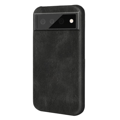 For Google Pixel 6 Pro Ring Holder PU Phone Case(Black) - Google Cases by buy2fix | Online Shopping UK | buy2fix