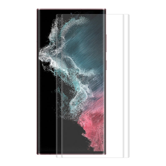 For Samsung Galaxy S22 Ultra 5G / S23 Ultra 5G 2pcs ENKAY 3D Curved PET Hot Bending Film - Galaxy Tempered Glass by ENKAY | Online Shopping UK | buy2fix