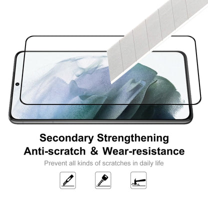 For Samsung Galaxy S22 5G 2pcs ENKAY Ultra-thin 0.2mm Full Glue Coverage Tempered Glass Protector - Galaxy S22 5G Tempered Glass by ENKAY | Online Shopping UK | buy2fix