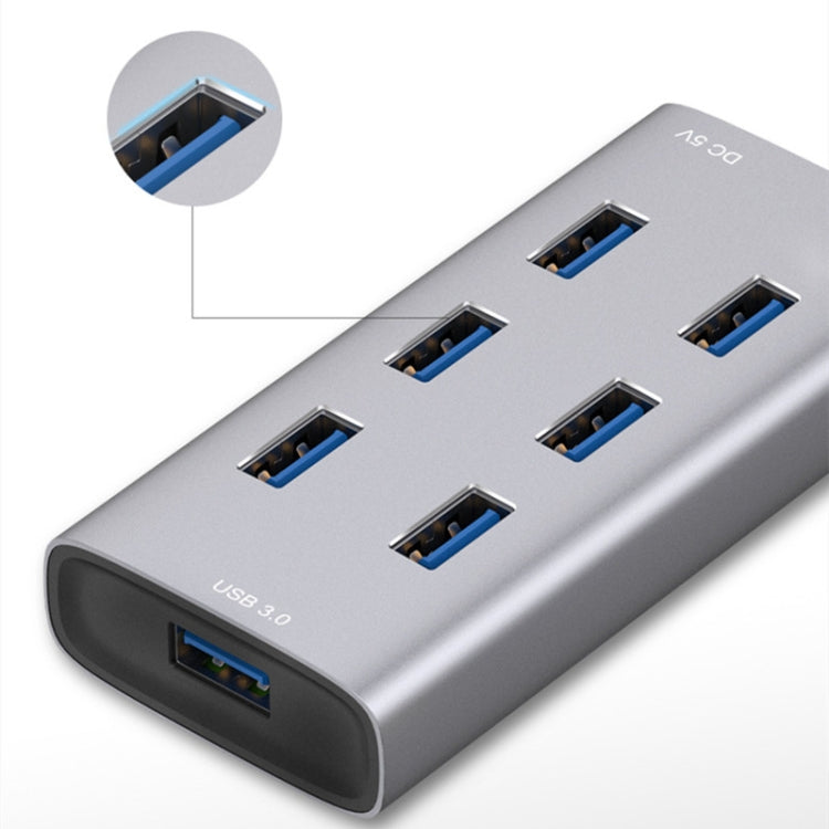 Multiport Metal Enclosure Docking Station HUB with 7 USB 3.0 Ports by buy2fix