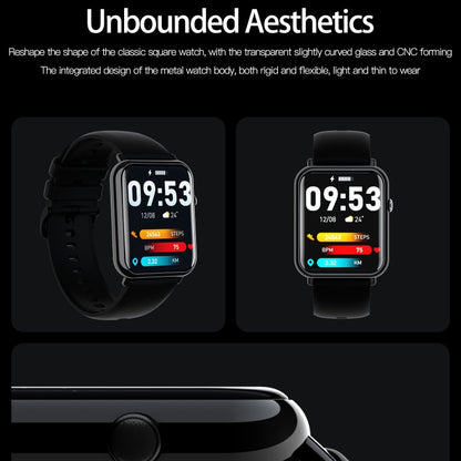 Q19 Pro IP67 Waterproof 1.69 inch Smartwatch(Black) by buy2fix