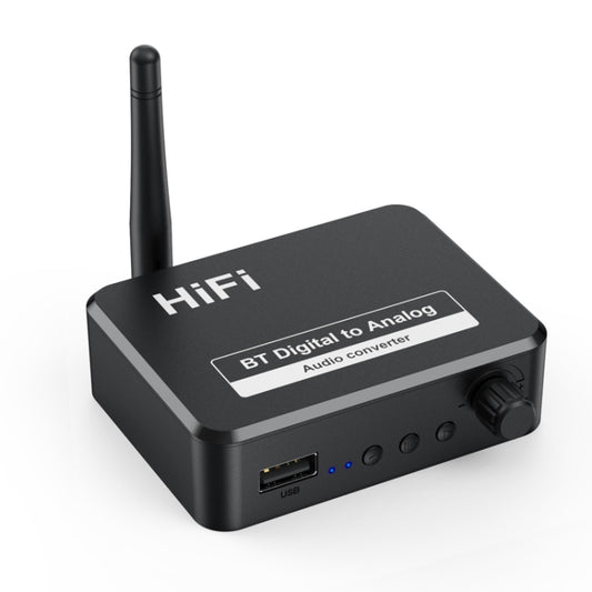 B35 Bluetooth 5.0 Receiver Digital to Analog 3.5mm Audio Converter - Audio Receiver Transmitter by buy2fix | Online Shopping UK | buy2fix