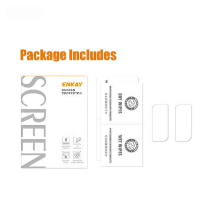 For Samsung Galaxy S22 / S22+ 2pcs ENKAY Tempered Glass Lens Film - Galaxy S22 5G Tempered Glass by ENKAY | Online Shopping UK | buy2fix