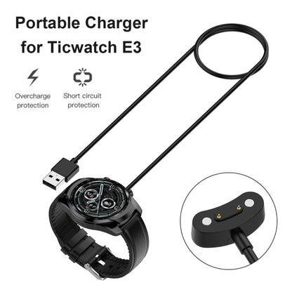 For Ticwatch E3 / Pro 3 / Pro 3 LTE Smart Watch Charging Cable, 1m Charging Station Power Adapter - Charger by buy2fix | Online Shopping UK | buy2fix
