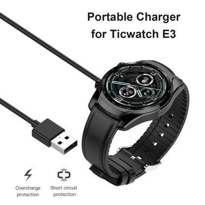For Ticwatch E3 / Pro 3 / Pro 3 LTE Smart Watch Charging Cable, 1m Charging Station Power Adapter - Charger by buy2fix | Online Shopping UK | buy2fix