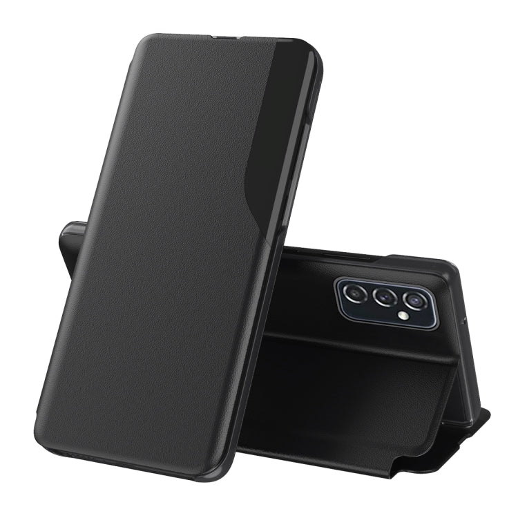 For Samsung Galaxy A53 5G Attraction Flip Holder Leather Phone Case(Black) - Galaxy Phone Cases by buy2fix | Online Shopping UK | buy2fix