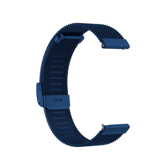 For Huawei Watch 3 Milan Metal Steel Mesh Buckle Watch Band(Blue) - Watch Bands by buy2fix | Online Shopping UK | buy2fix