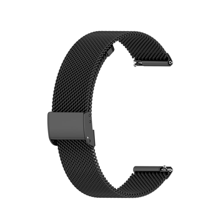 For Huawei Watch GT 3 42mm Milan Metal Steel Mesh Buckle Watch Band(Black) by buy2fix