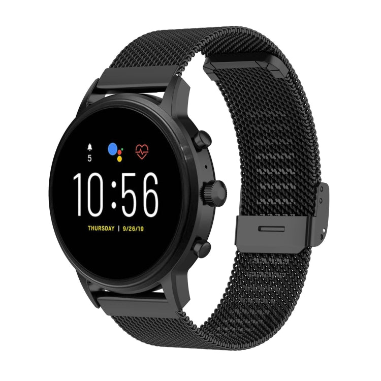 For Huawei Watch GT 3 42mm Milan Metal Steel Mesh Buckle Watch Band(Black) by buy2fix