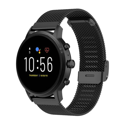 For Huawei Watch GT 3 42mm Milan Metal Steel Mesh Buckle Watch Band(Black) by buy2fix