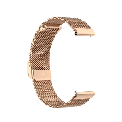 For Huawei Watch GT 3 42mm Milan Metal Steel Mesh Buckle Watch Band(Rose Gold) by buy2fix
