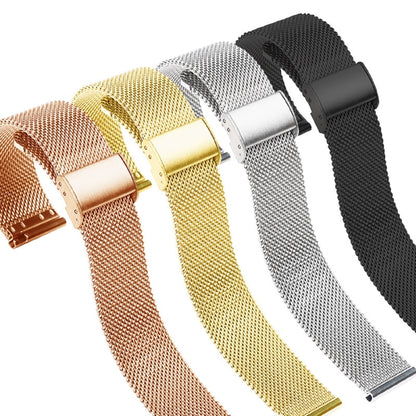 For Huawei Watch GT 3 42mm Milan Metal Steel Mesh Buckle Watch Band(Black) by buy2fix