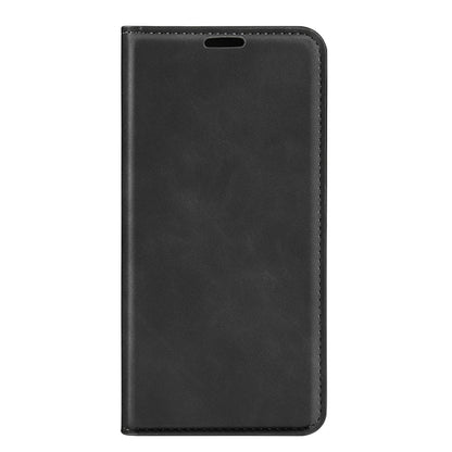 For OPPO Reno 7 5G Retro-skin Magnetic Suction Leather Phone Case(Black) - OPPO & vivo Accessories by buy2fix | Online Shopping UK | buy2fix