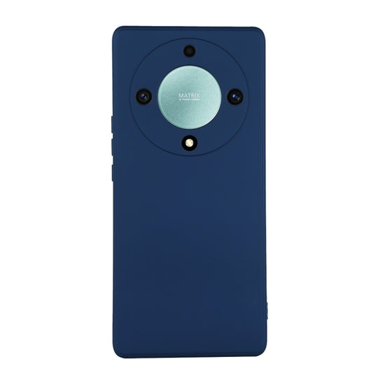For Honor Magic5 Lite / X9A ENKAY Liquid Silicone Soft Shockproof Phone Case(Dark Blue)