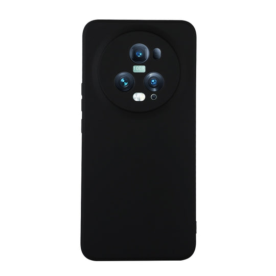 For Honor Magic5 Pro ENKAY Liquid Silicone Soft Shockproof Phone Case(Black)