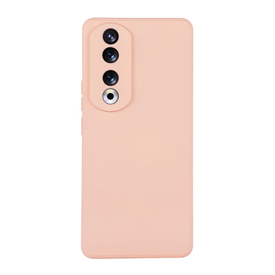 For Honor 90 Pro ENKAY Liquid Silicone Soft Shockproof Phone Case(Pink)