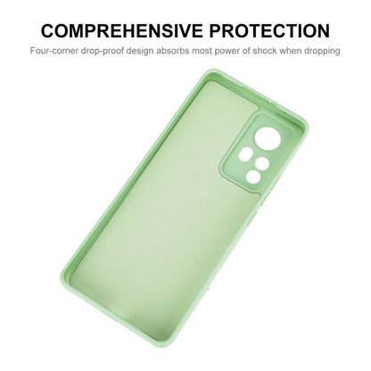 For Xiaomi 12 Pro / 12S Pro ENKAY Liquid Silicone Soft Shockproof Phone Case(Dark Green) by ENKAY