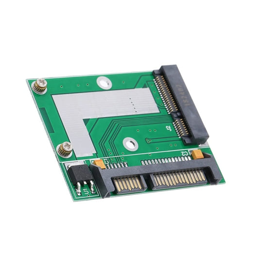 Half-Height mSATA Mini PCI-e SSD to 2.5in SATA3 Converter Adapter Card - Add-on Cards by buy2fix | Online Shopping UK | buy2fix