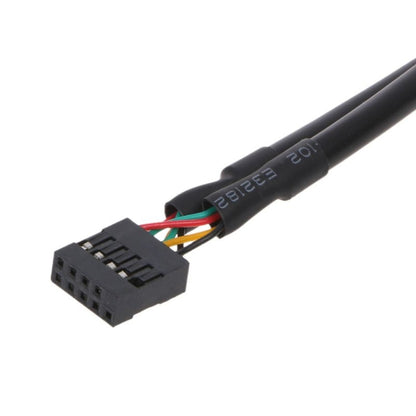 9 Pin USB 2.0 Desktop Computer 1 to 4 Pin Extension Cable Breakout Connector by buy2fix