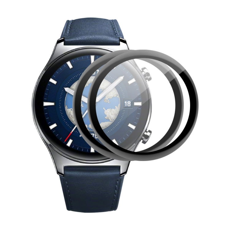 2 PCS For Honor Watch GS 3 ENKAY Full Coverage Soft Curved PC Edge + PMMA HD Protector Film - Screen Protector by ENKAY | Online Shopping UK | buy2fix