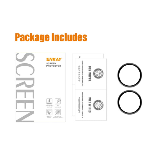 2 PCS For Honor Watch GS 3 ENKAY Full Coverage Soft Curved PC Edge + PMMA HD Protector Film - Screen Protector by ENKAY | Online Shopping UK | buy2fix
