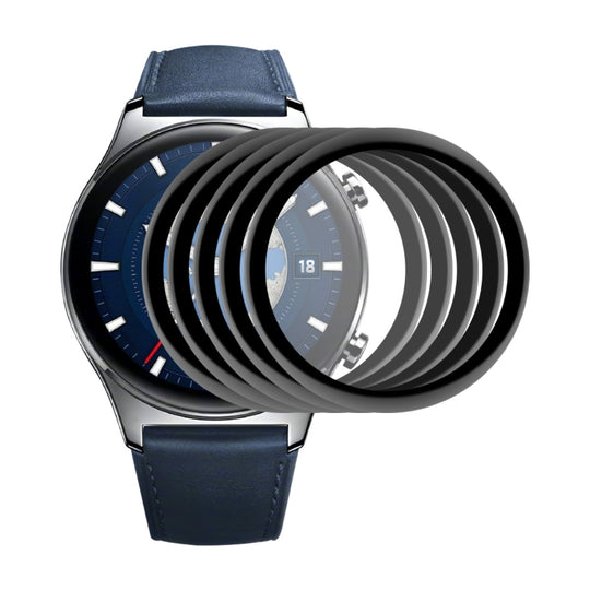 5 PCS For Honor Watch GS 3 ENKAY Full Coverage Soft Curved PC Edge + PMMA HD Protector Film