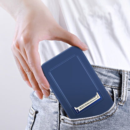 For Samsung Galaxy S22+ 5G Skin Feel Card Contrast Color Button TPU Phone Case(Dark Blue) - Galaxy S22+ 5G Cases by buy2fix | Online Shopping UK | buy2fix
